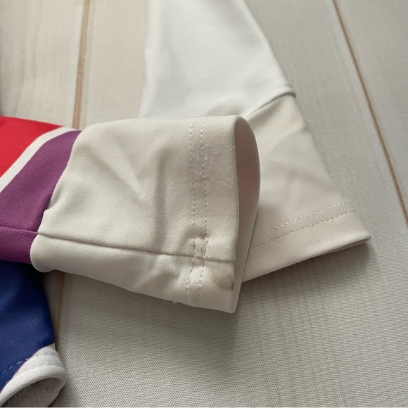 Saint Ida Bold Rainbow Long Sleeve Swimsuit - Picture 4 of 9